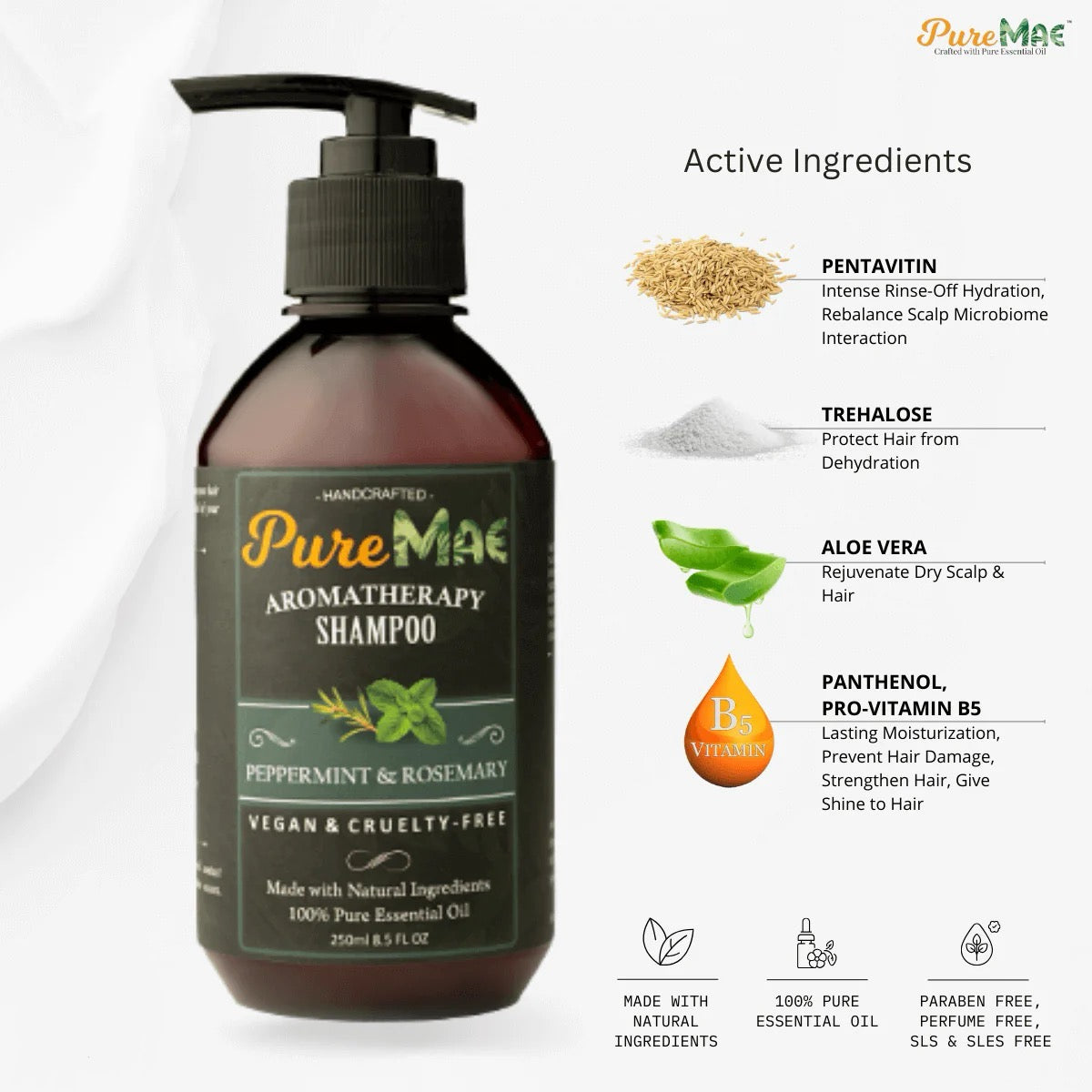 Peppermint & Rosemary Shampoo